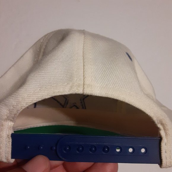 Logo Athletic Double Sharktooth VTG 90's Dallas Cowboys Snapback Hat/Cap OSFA - Picture 6 of 9